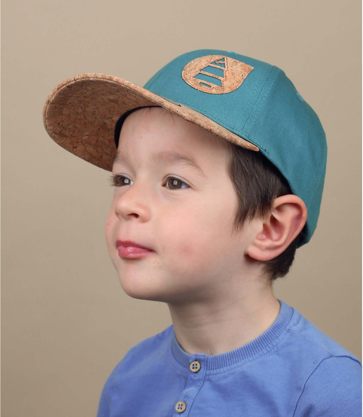 casquette Picture enfant bleu Kids Linos hydro blue